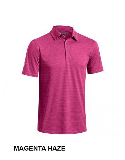 Mizuno_Texteured Polo_Magenta Haze